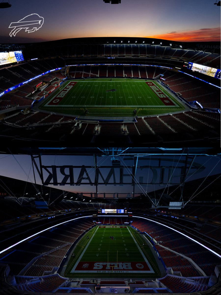 BuffaloBills's tweet photo. Good morning from Highmark Stadium. https://t.co/R7e0mwWnkq