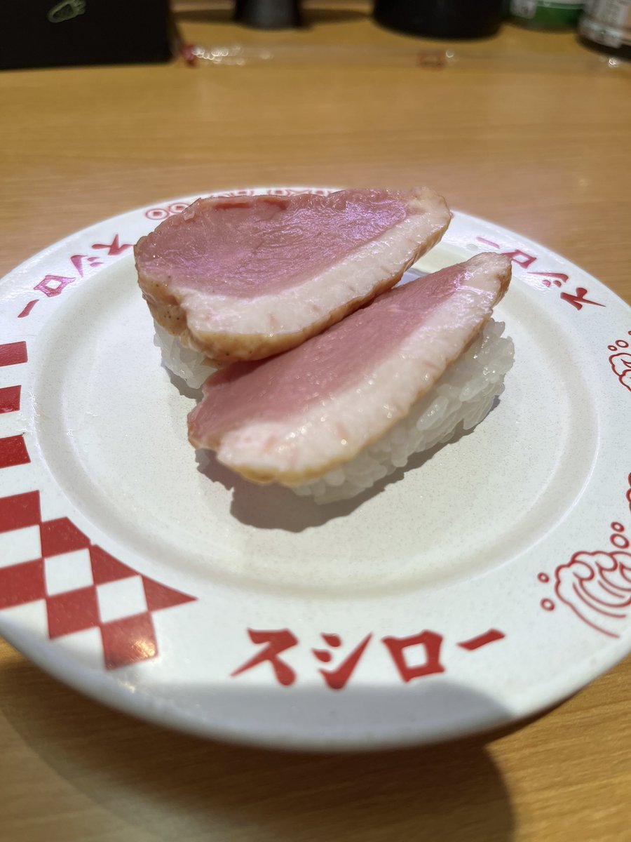 mossan_yasu's tweet photo. スシローで鴨🦆 https://t.co/mWc7L4PwGf