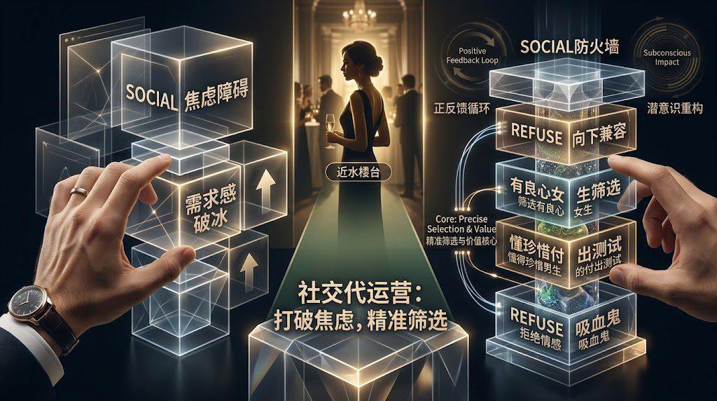 xiansen680's tweet photo. 为什么高分女生总被“捡漏”？
因为大部分人的“不敢”，造就了极少数人的“近水楼台”。

社交代运营的核心，只解决两件事：

1. 斩断焦虑，制造“近水楼台”
用专业的社交框架替你完成无需求感破冰。帮你跨越心理障碍，直接“够”到你以前不敢想的高分局。

2. 抽离情绪，进行“降维筛选”
靠近只是开始，筛选才是护城河。男人的真心和资源极其宝贵，我们在代聊中帮你客观测试，精准过滤掉“情感吸血鬼”，只留下真正有良心、懂得珍惜你付出的优质女生。

代聊不是教你当舔狗，而是帮你建立社交防火墙——把你的价值，只投资给对的人。