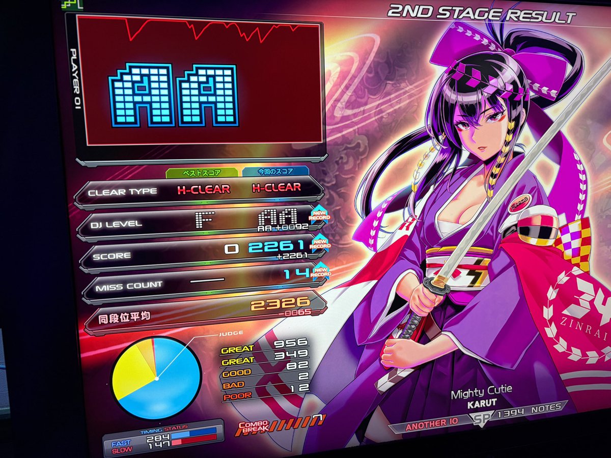 mtuiidx's tweet photo. @Mighty__Cutie ありがとう
良い音圧だった https://t.co/2bPkpxnUp9