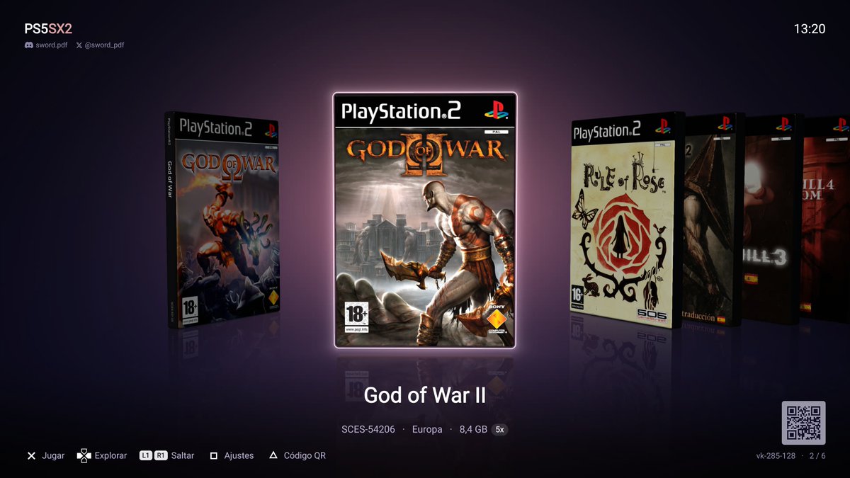 kapel_games's tweet photo. HA LLEGADO UNA NUEVA ERA 🐻

Capturas propias de mi PlayStation 5 emulando juegos PlayStation 2 y Nintendo Switch. Todo perfectamente funcional.

Además la posibilidad de añadir updates, DLCs, texturas HD, etc. Con mejoras gráficas y de FPS.

Y esto solo está empezando... https://t.co/x2nLo4IOJu