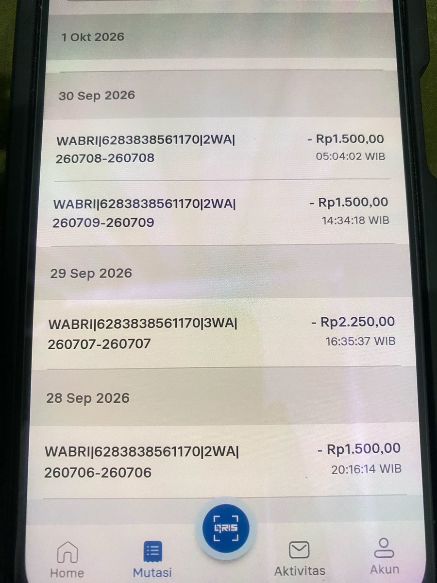 atokdalangs4's tweet photo. Ini sebenarnya biaya apaan sih di M-Banking BRI?! 😭

Setiap hari muncul terusss. 🤏🙂 https://t.co/Tso6JhOIZB