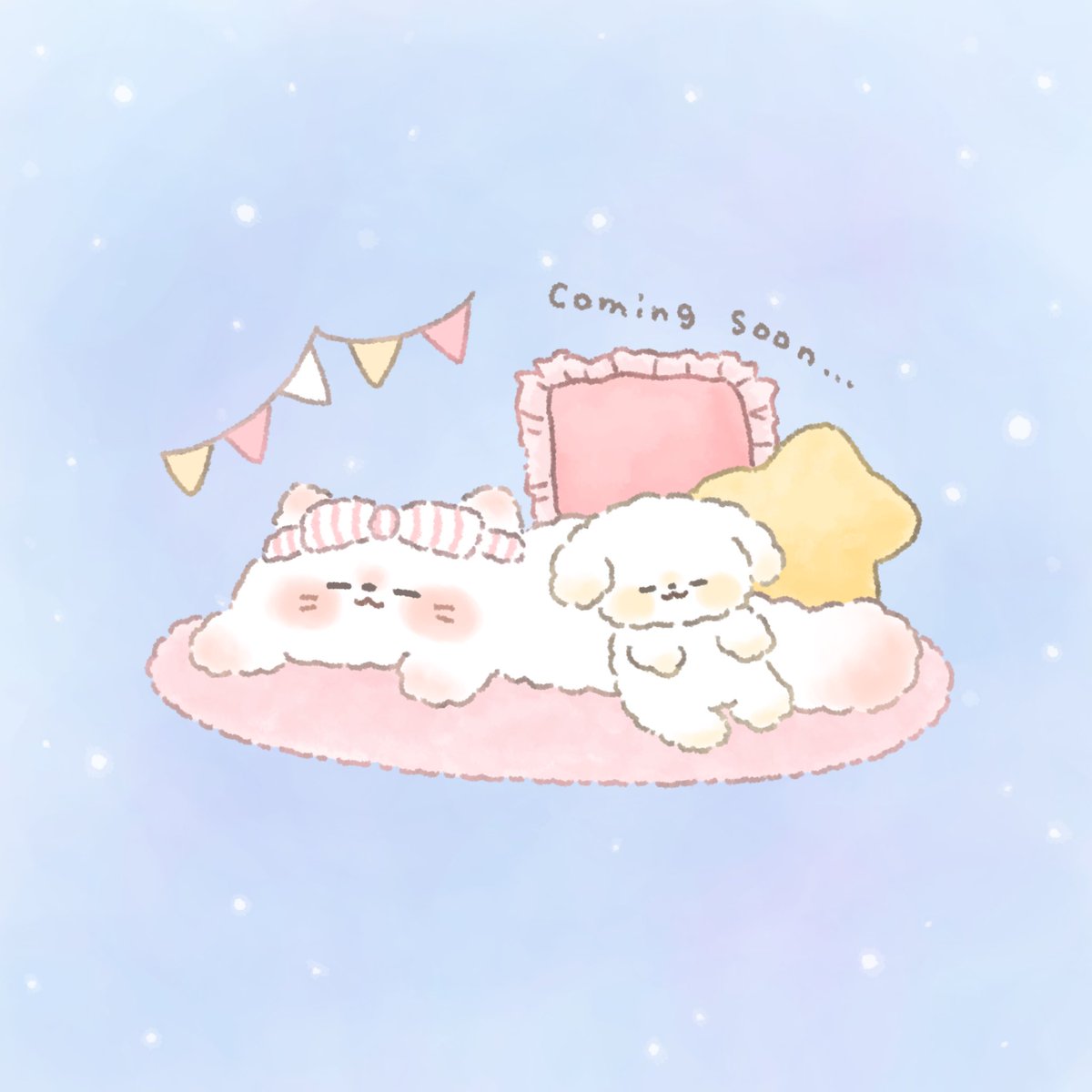 icgmcmc's tweet photo. おやすみ前の、ふわふわパジャマパーティー🐈💫*。

#イラスト #ゆるいイラスト #ねこねどこ https://t.co/i4USLTMAcx