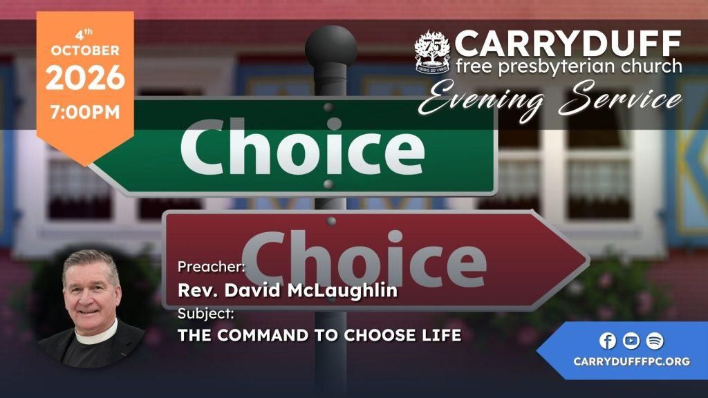 CarryduffFPC's tweet photo. New Post: The Command To Choose Life https://t.co/gx0wAfLZvJ https://t.co/ZlgjR91anL