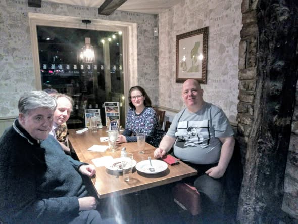 RedbridgePlus's tweet photo. Just after a nice scrumptious meal at the #MobyDick restaurant with #BarkingandDagenham and #RomfordandHavering groups. #RedbridgePlus #Socialgroup #Ilford #Chadwellheath #Romford #SevenKings #Woodford https://t.co/Klcc9cPFHu