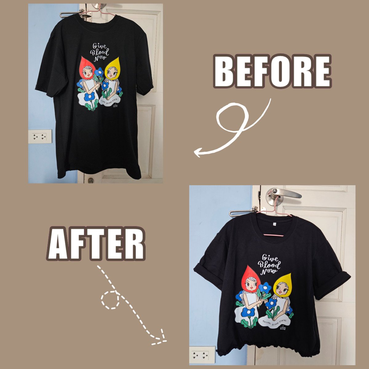 marylanla's tweet photo. Upclycle T-Shirt
#upclycle #DIY https://t.co/34o8UkJvbd