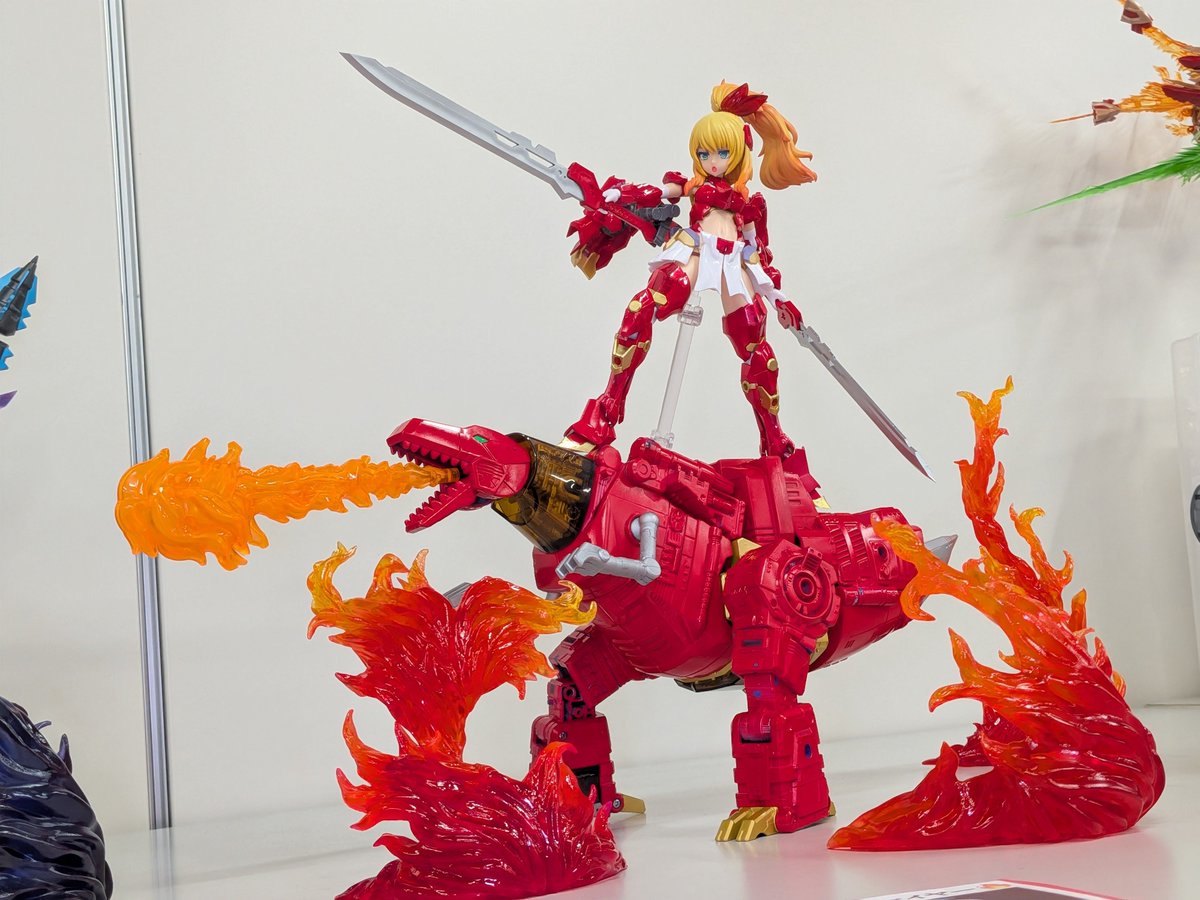 zettonrx's tweet photo. 炎の恐竜騎士！
ファイヤードゥルガーちゃん🔥

#FAガール
#トランスフォーマー https://t.co/OUhzXBVID5