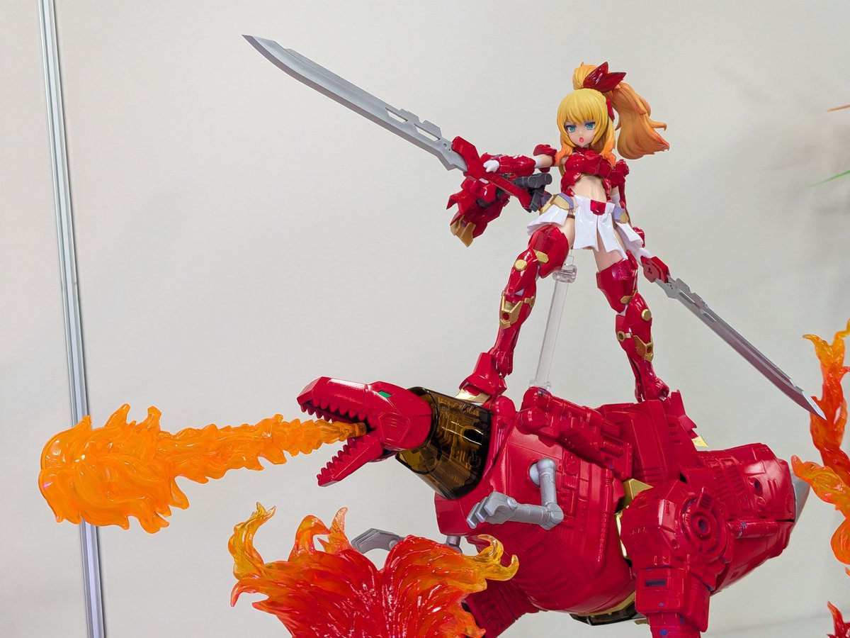 zettonrx's tweet photo. 炎の恐竜騎士！
ファイヤードゥルガーちゃん🔥

#FAガール
#トランスフォーマー https://t.co/OUhzXBVID5