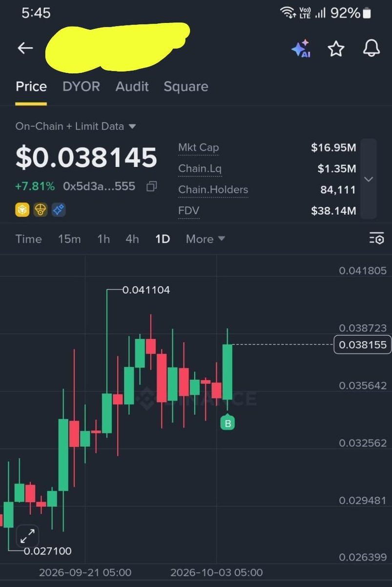 fbmskills's tweet photo. Hello everyone 🤠 
This month Gem Coin 🪎💎 

Name : $......

Now it’s time to catch the entire 50-100% pump on $......

Enjoy ❤️💎🪎🎯

My Buying Done ✅ 

Providing Trades With Proof🎯

Before Posting i am buying First then Post In Community 🤑

My Free Signal Group Link❤️💲🍏💸
https://t.co/6jMojEAuwa

$jup $kite $btc $eth $zec