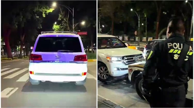 AztecaNoticias's tweet photo. VIDEO | “Tengo prisa": Andaba en carril del Metrobús CDMX, la paran y le descubren 200 multas; tampoco traía licencia 

La conductora de una camioneta invadió el carril del Metrobús de CDMX y al ser detenida por oficiales de tránsito, supieron que no había pagado 200 infracciones; ahora podría pagar hasta un millón 407 mil pesos. 🤯🚘

Te contamos: https://t.co/Z5Pq39aJlG