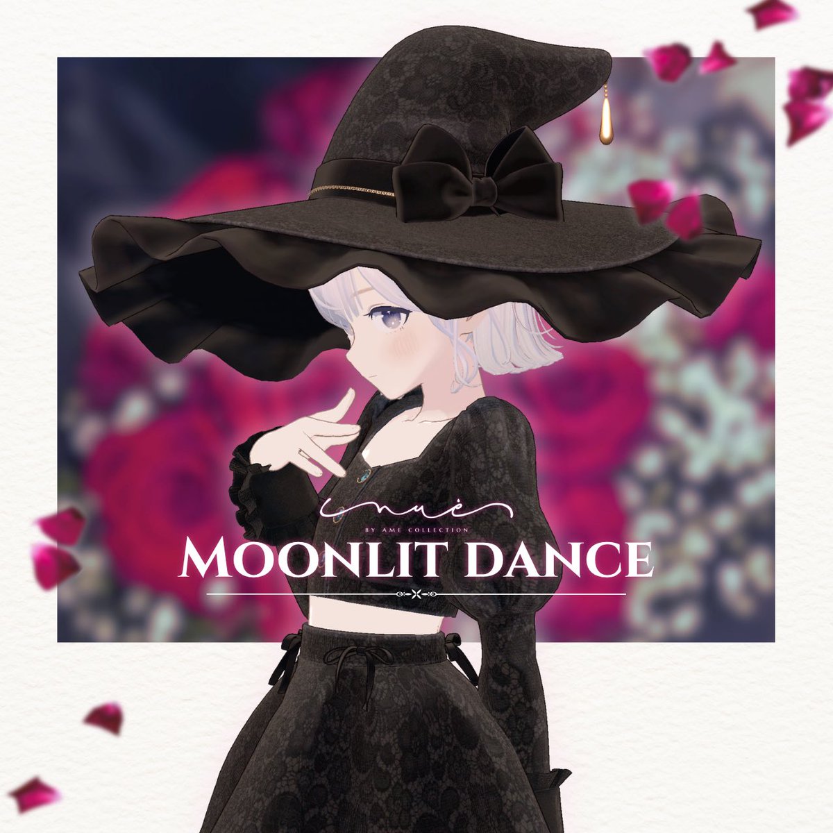 amecollection's tweet photo. ✧無料配布のお知らせ✧
《Moonlit Dance - ムーンリットダンス》から今月追加予定アクセサリーの魔女の帽子を10/9から3日間無料配布いたします˖ ࣪⊹✧
みんなでハロウィンを楽しみましょうね🎃
#VRC #Nué3D https://t.co/V9K5WtkVM6