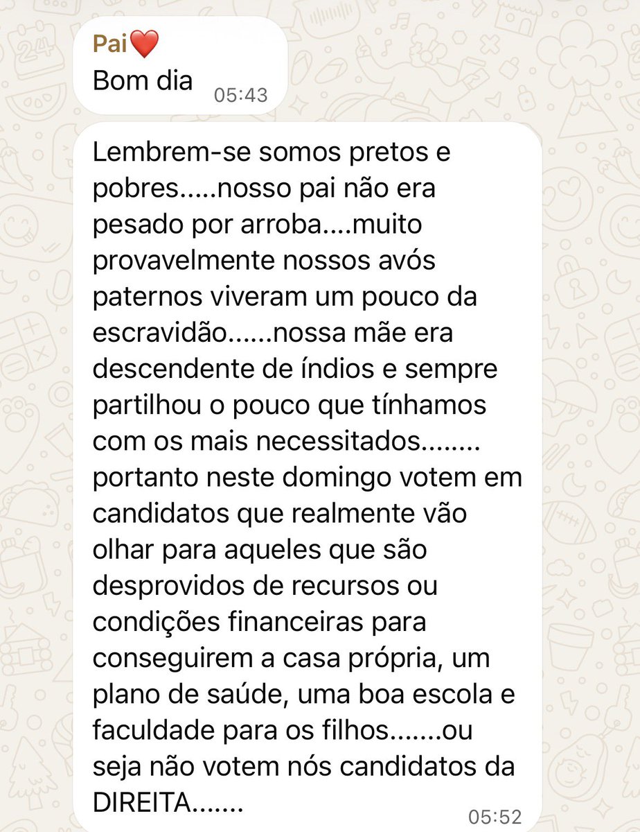 TruePlayerJC's tweet photo. Meu pai no grupo da família, eu amo mto ele https://t.co/7R8W539akm