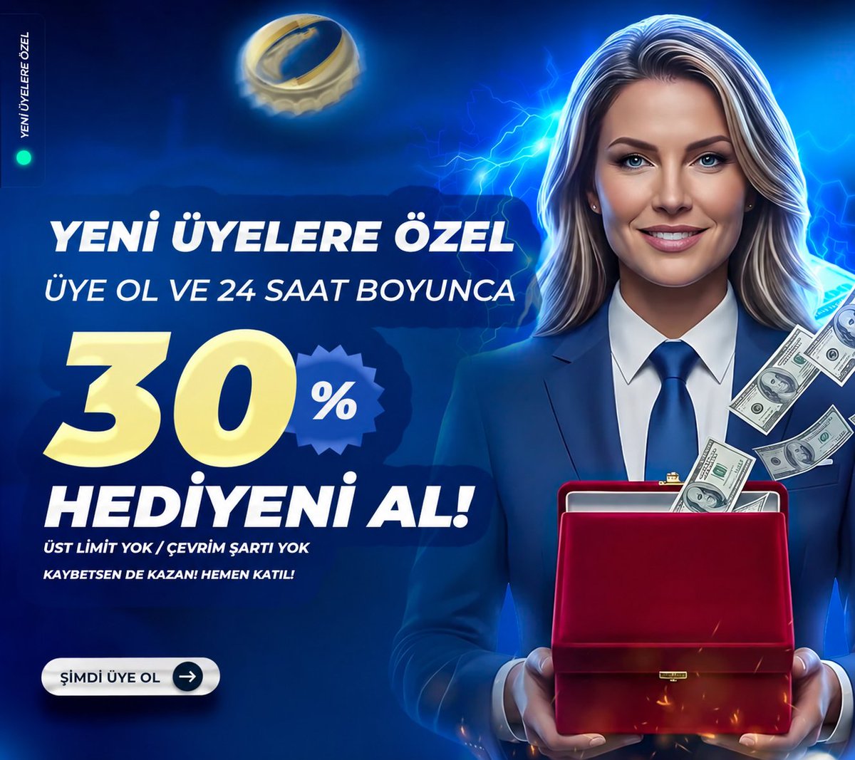 sosyaltekel's tweet photo. 🎁 YENİ ÜYELERE ÖZEL %30 HEDİYE!

Üye ol, 24 saat boyunca %30 hediyeni al! 🔥
✅ Üst limit yok
✅ Çevrim şartı yok
Avantajı kaçırma, hemen katıl! 🚀

📲 Telegram: https://t.co/AYhY8rfbZc
📺 Canlı Yayın: https://t.co/A7KU5COHgU
🔗 Güncel Adres: https://t.co/DHCCPDEH7B https://t.co/QmpTDxBaNH