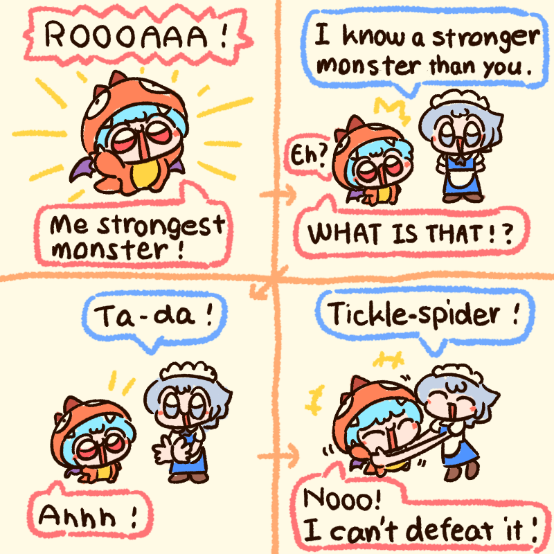 numenoko's tweet photo. Remilia is good at the strongest one! https://t.co/PlZyGSiNUc