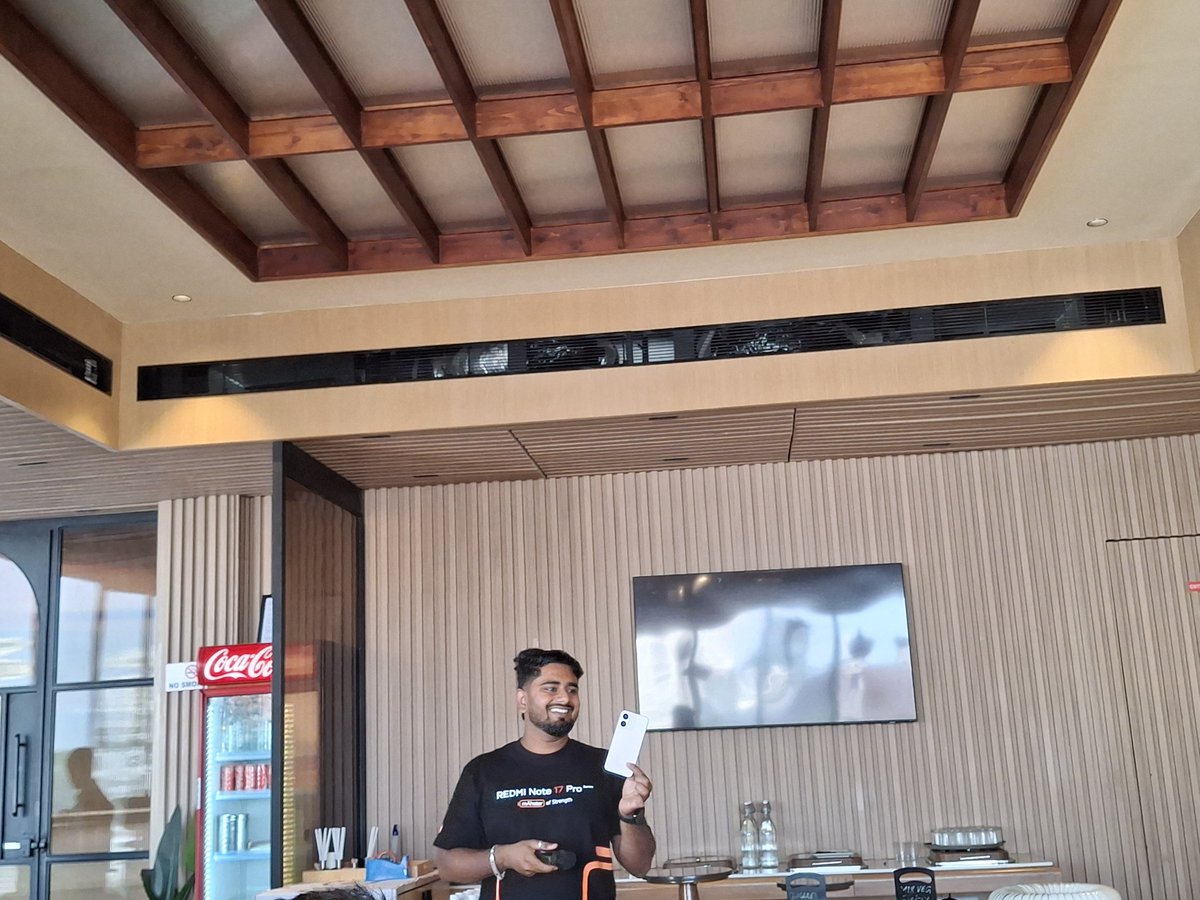 PoorvanshG_'s tweet photo. Today was all about experiencing the Redmi 17 Pro 🔥
From getting hands-on with the device to exploring its features the Redmi 17 Pro Experiential Meet was a great experience👾
Definitely walked away with some exciting first impressions 👀
#XiaomiFansClub #REDMINote17ProSeries https://t.co/G38JsLyy3s