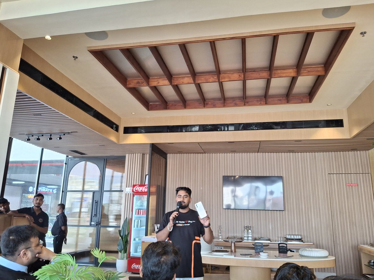 PoorvanshG_'s tweet photo. Today was all about experiencing the Redmi 17 Pro 🔥
From getting hands-on with the device to exploring its features the Redmi 17 Pro Experiential Meet was a great experience👾
Definitely walked away with some exciting first impressions 👀
#XiaomiFansClub #REDMINote17ProSeries https://t.co/G38JsLyy3s