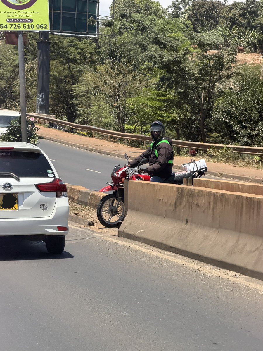 Alfayaz11's tweet photo. I have said this repeatedly, we simply do not value human life enough in this country. We are losing too many lives each day on our roads, mostly through accidents that are completely avoidable.

Our road and public transport system is broken, with little respect for law and order. We have failures like @ntsa_kenya with their nonstop PR gimmicks, agencies like @KeNHAKenya , my brother @MuriraKinoti and his able team at @KURAroads , together with our world class urban visionaries at @047County , who have neglected the basics and chosen to look the other way.

This is Redhill Bypass. We already have tuk tuks, boda bodas, stalls, matatus most of which unroadworthy parked at a roundabout and all manner of obstruction. Now we have mikokoteni on it too.

Enforcement creates discipline. Discipline becomes a habit, and over time that habit becomes a culture. Until we understand this, the chaos on our roads will continue and we will keep losing lives unnecessarily.

It is what it is.