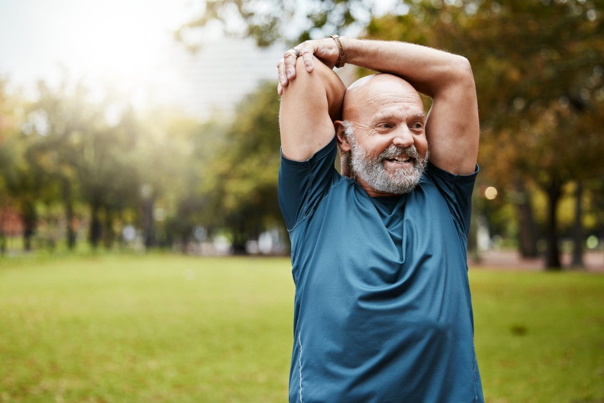 foxnewshealth's tweet photo. Carl Daikeler, BODi CEO, says the real reason adults need to exercise has nothing to do with looking good — it's about being able to walk and talk at the same time into your 90s.

The formula is simple: Lift weights to build the muscle your metabolism runs on, do cardio to keep your heart and lungs going, and maintain flexibility so you can move independently as you age. As little as 10 minutes a day is enough, he says.