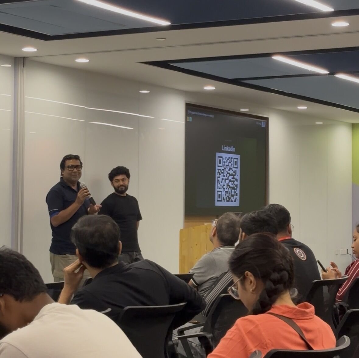 PriteshKiri's tweet photo. What a start! 🚀

Yesterday we hosted the first-ever @aidevcircle by @ReactPlayIO meetup at @PhonePe 

and 105+ people showed up on a long weekend! 

Our 30th community meetup, but the beginning of a whole new chapter.

New identity. New energy. Same amazing community. ❤️

Huge thanks to our speakers @ishandutta0098 @_Omshree @carrycooldude 

Thanks to @plastixcxx for making this possible

AI Dev Circle has officially started. ⚡
1/2