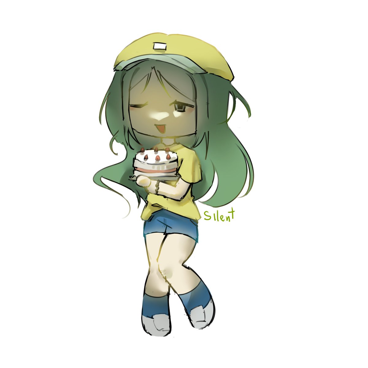 S1l4nt's tweet photo. Recent commission yay, turned out cute #commissionㅤ https://t.co/68cSUrpJCB