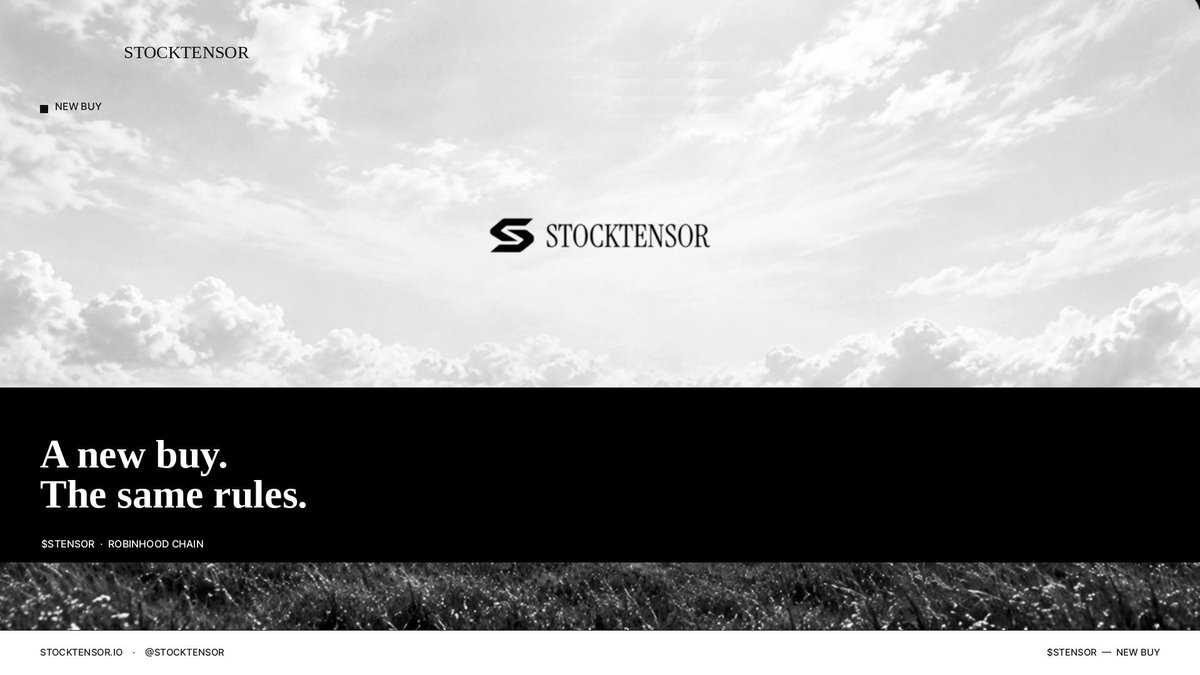 mythicov's tweet photo. @Nebraskangooner One terminal. Every tool a keystroke away.
Markets. On-chain stock tokens. News. Charts. The macro calendar.
Live now: https://t.co/DYQCARxd3r
$STENSOR
@stocktensor https://t.co/6hblpPsJhK