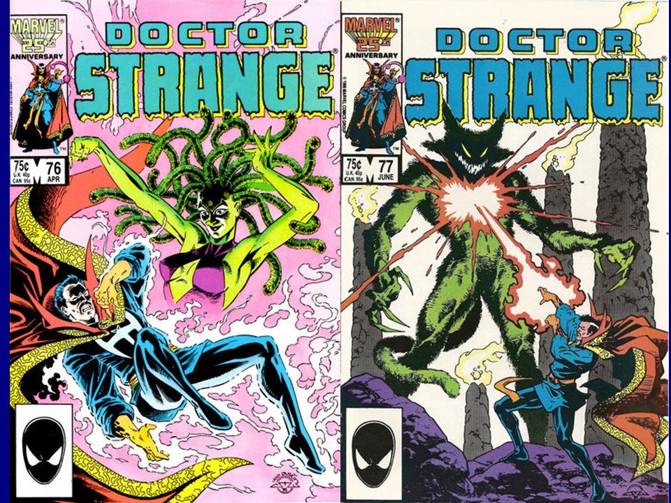 DavesComicHero's tweet photo. Celebrating artist Chris Warner on his birthday with a couple of his Doctor Strange covers.  https://t.co/M8y7ZaPF0p https://t.co/Ncml6iUoh3