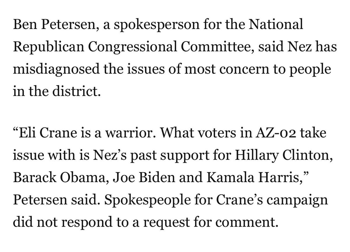 GsmittySmith's tweet photo. 😬
Jonathan Nez supports a bunch of people that could never win #AZ02.
Aka he doesn’t care what voters think. Just another career politician trying to serve himself.
Too radical for rural Arizona. https://t.co/65l2OKssTF
