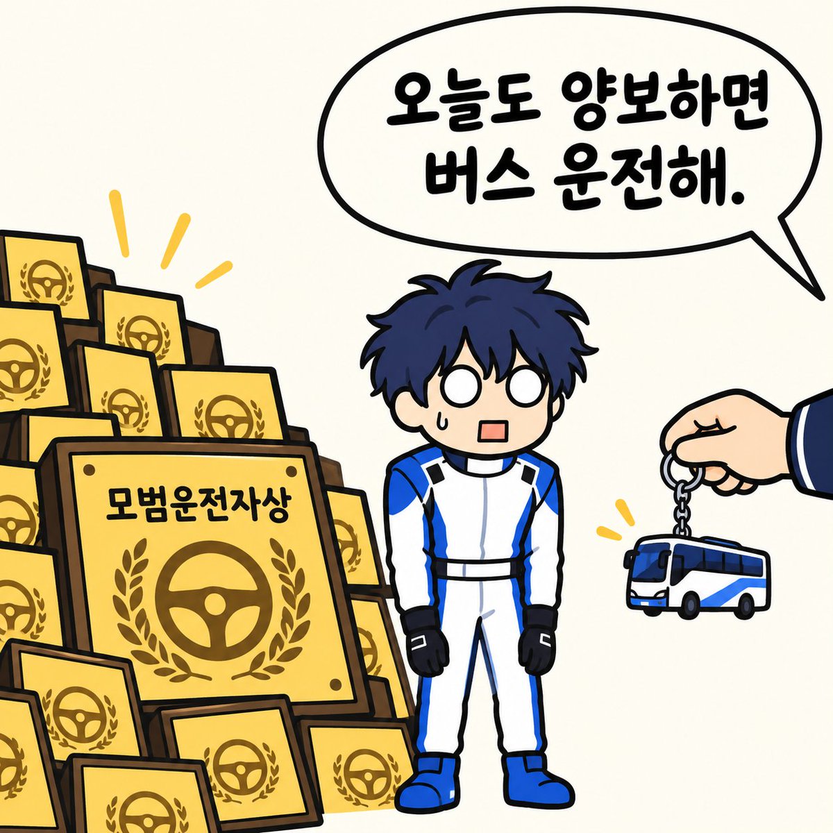 rhythmis_dev's tweet photo. 추월할 때마다 “먼저 가세요!”
우승컵 대신 모범운전자상만 쌓이는 레이서… 오늘은 이길 수 있을까요?

AI로 1인 개발 중인 리듬게임 「리듬으로 부탁해」
Meet a racer too polite to overtake. Can he finally win?
Solo dev with AI.
#리듬게임 #RhythmGame https://t.co/cpOq3lytuP