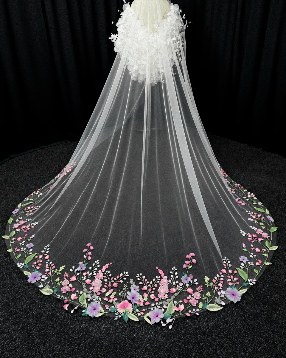 gardenofcolours's tweet photo. floral bridal veil 🌸 https://t.co/En7WoeUv1H
