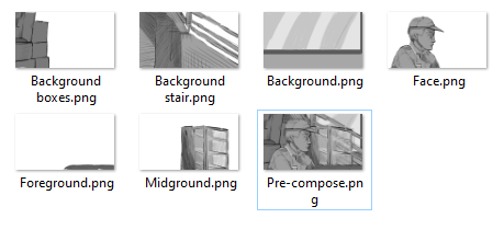 Biene_Peaceman's tweet photo. Most of the drawing is made in Krita, with the Foreground, Character, Middle Ground, and Background is splitted into its own layer. Cut 1 and 2 is really just still transparrent image being move around in Blender. https://t.co/AxZZ2o2yJ8