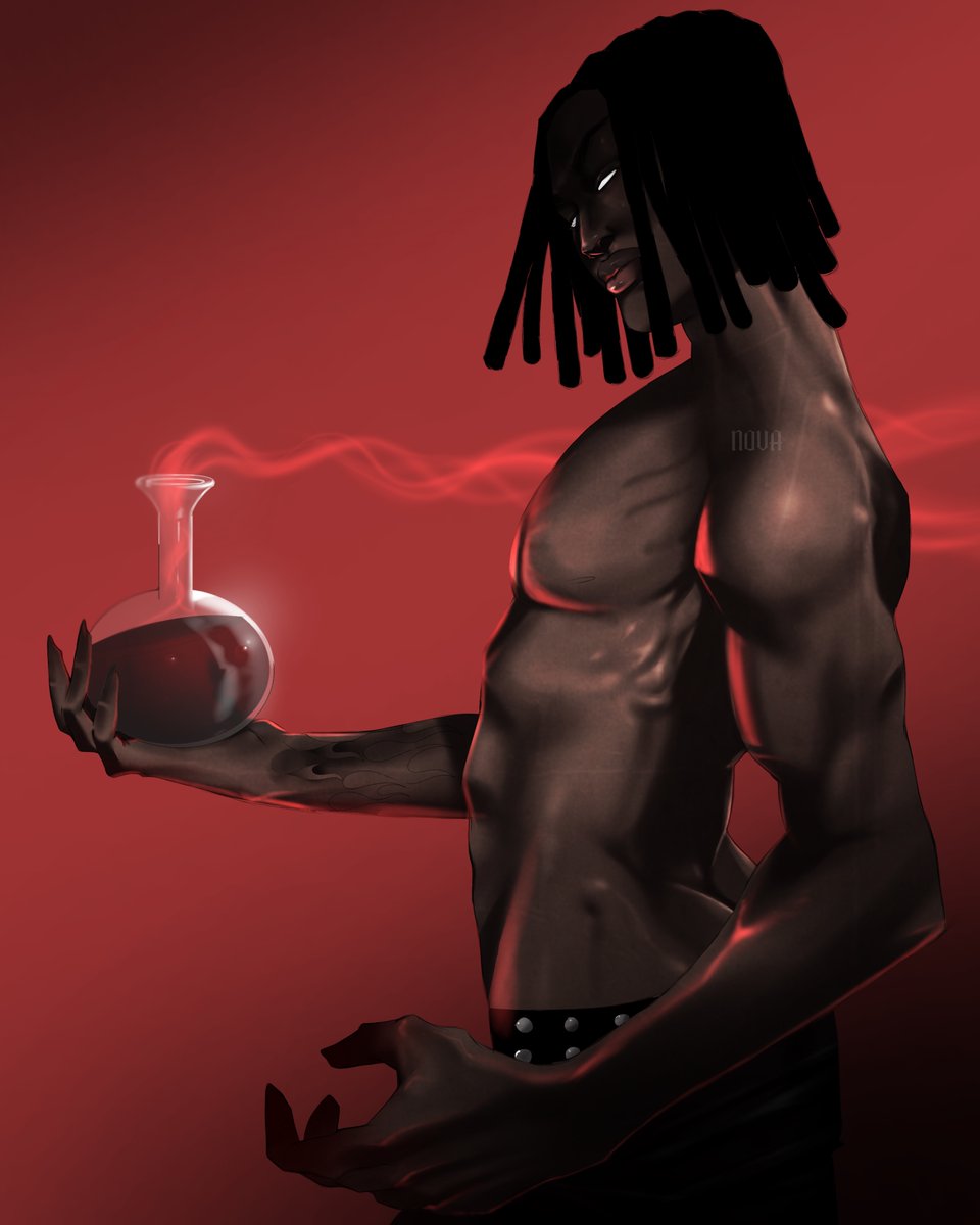Skinnyyyyi's tweet photo. Red Potion 🦇 
#art https://t.co/thW3vyL6uD