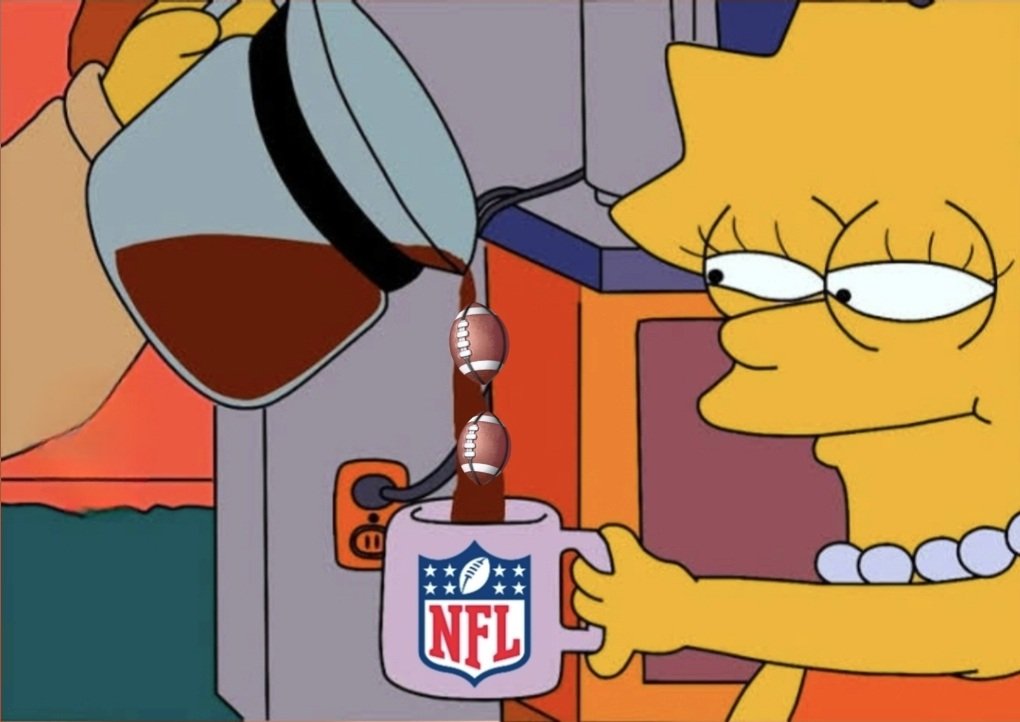 nflgirlsmx's tweet photo. 🛋️🏈 Plan perfecto de domingo: no me levanten del sillón. 

​Nos esperan 14 horas de NFL y ya estamos más que listas. 
¡A disfrutar de los partidos de la semana 4 de la #NFL! https://t.co/Eo4S8CJo6G