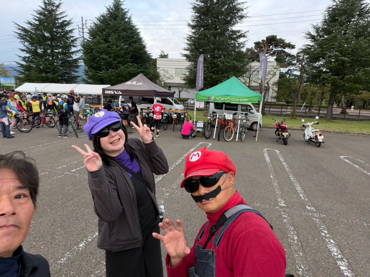 rosetta__8008's tweet photo. 🍄本日、上越マリオ団出動！🏍️💜

上越サイクルフェスタ2026に、マリオさん&amp;ルイージさん&amp;ワリオさんと一緒に、バイク部隊として参加してきました！

#上越マリオ団
#上越サイクルフェスタ2026 https://t.co/0bbCa4e07r