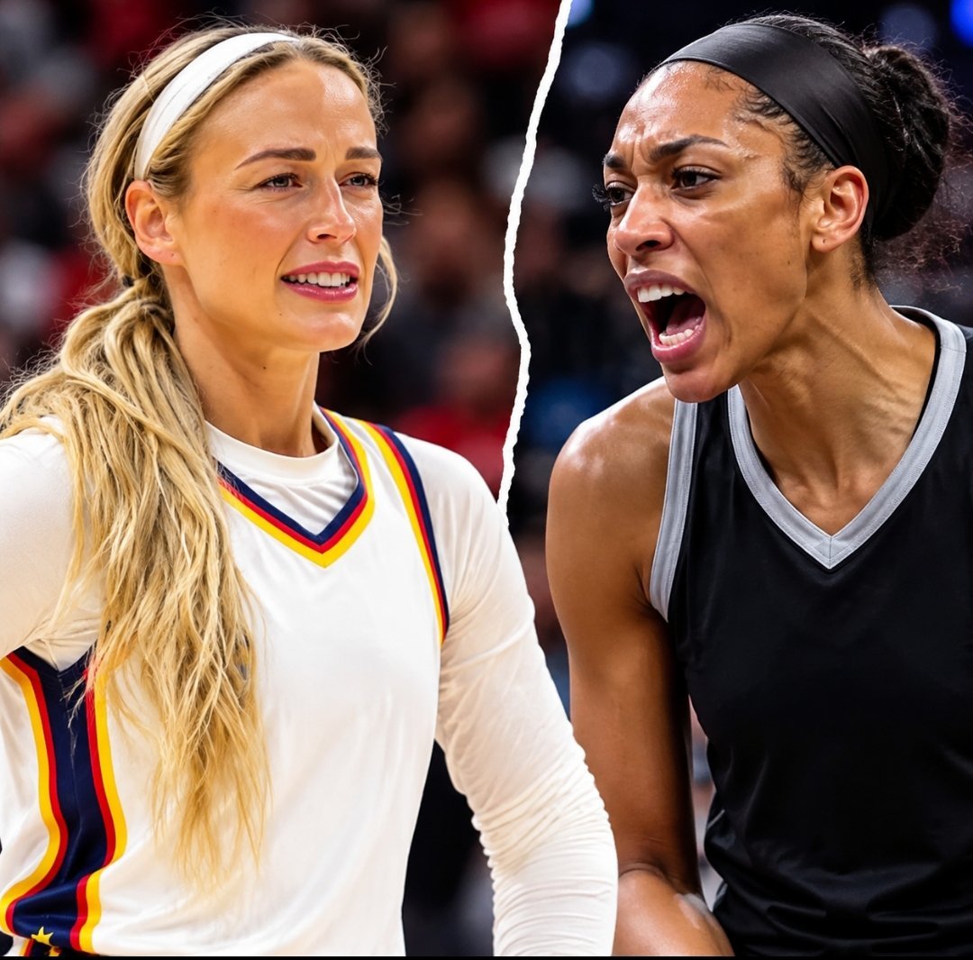 BigDaddy1_Q's tweet photo. Sophie Cunningham says she was ready to face A’ja Wilson — but believes the WNBA handled the situation with a “double standard.”
Do you think the league treated both sides equally? https://t.co/JX7fSLhCON