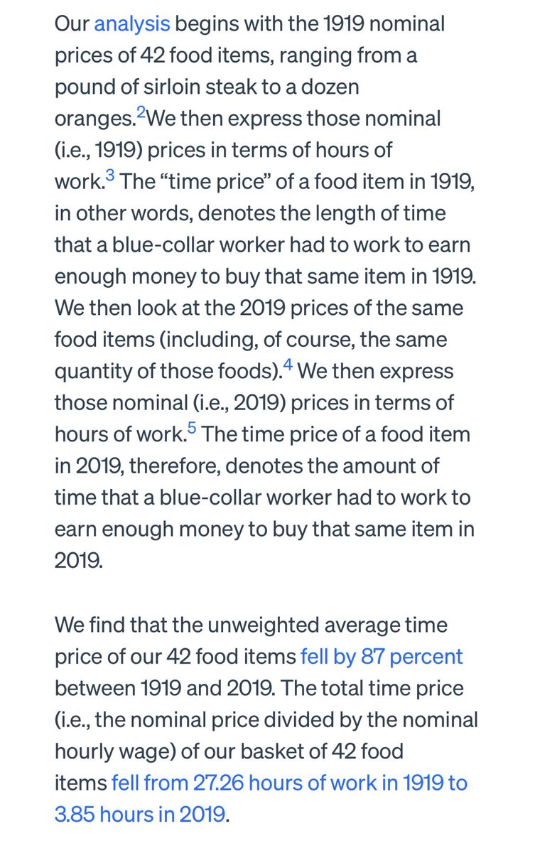 cafreiman's tweet photo. Capitalism drives down the price of food: https://t.co/fzBvpHNuMP