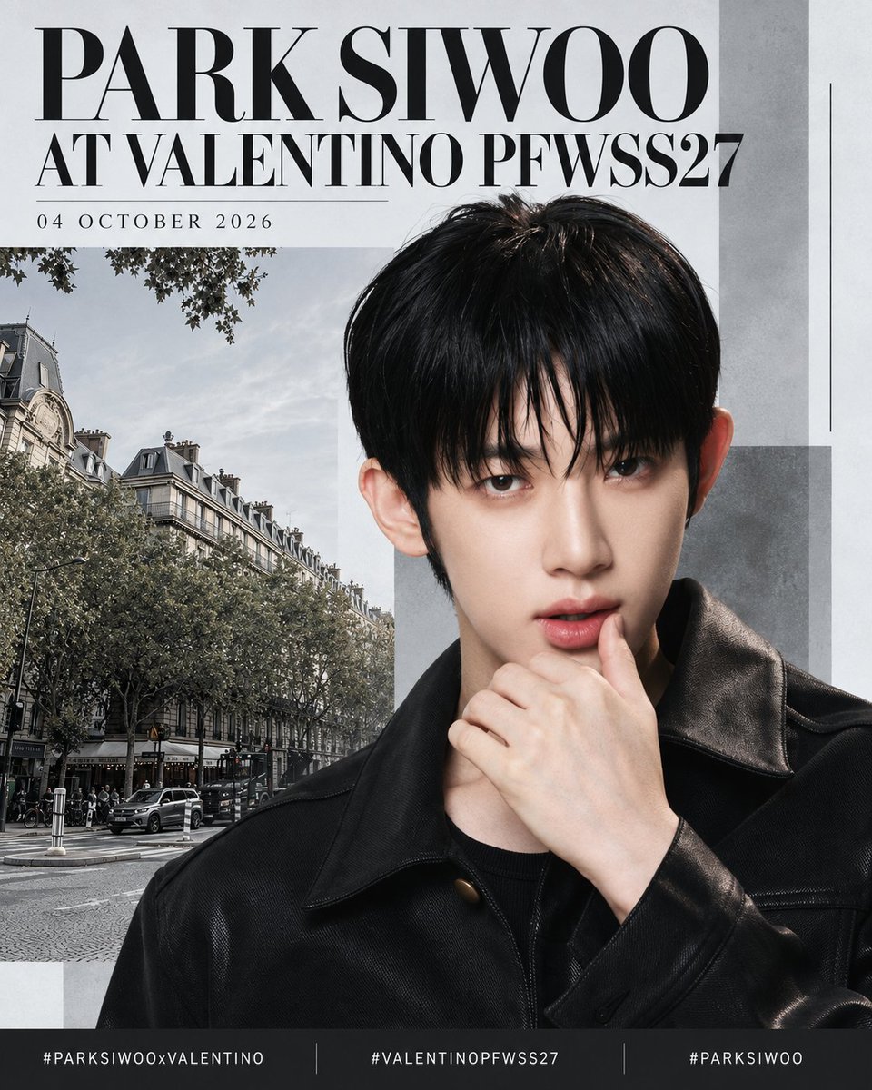 soso_note1's tweet photo. 파리에서 이어지는 시우의 이야기 

PARK SIWOO AT VALENTINO PFWSS27
#PARKSIWOOxVALENTINO
#VALENTINOPFWSS27
#PARKSIWOO https://t.co/mAa0bB1atS