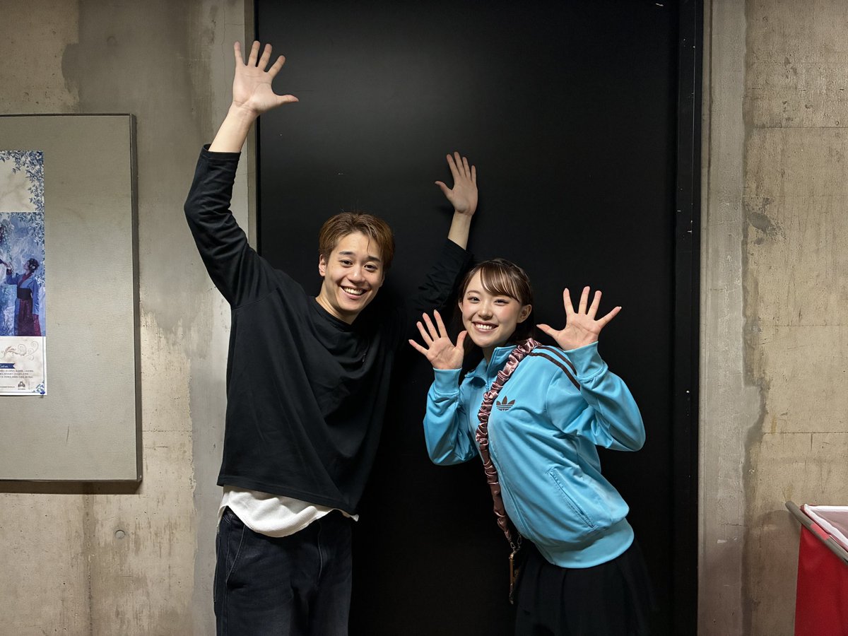 Shun10302's tweet photo. #ロミジュリOC

ジュリエット役の黒川桃花ちゃん！！
いつもニコニコ☺️

ももかっちゃんがジュリエットで本当によかった！
伝えたいことが整理できないけど、
またご一緒したいと思える最高の俳優！！

一緒に楽しんでくれ���ありがとう🤩 https://t.co/tNMRNZiHwZ