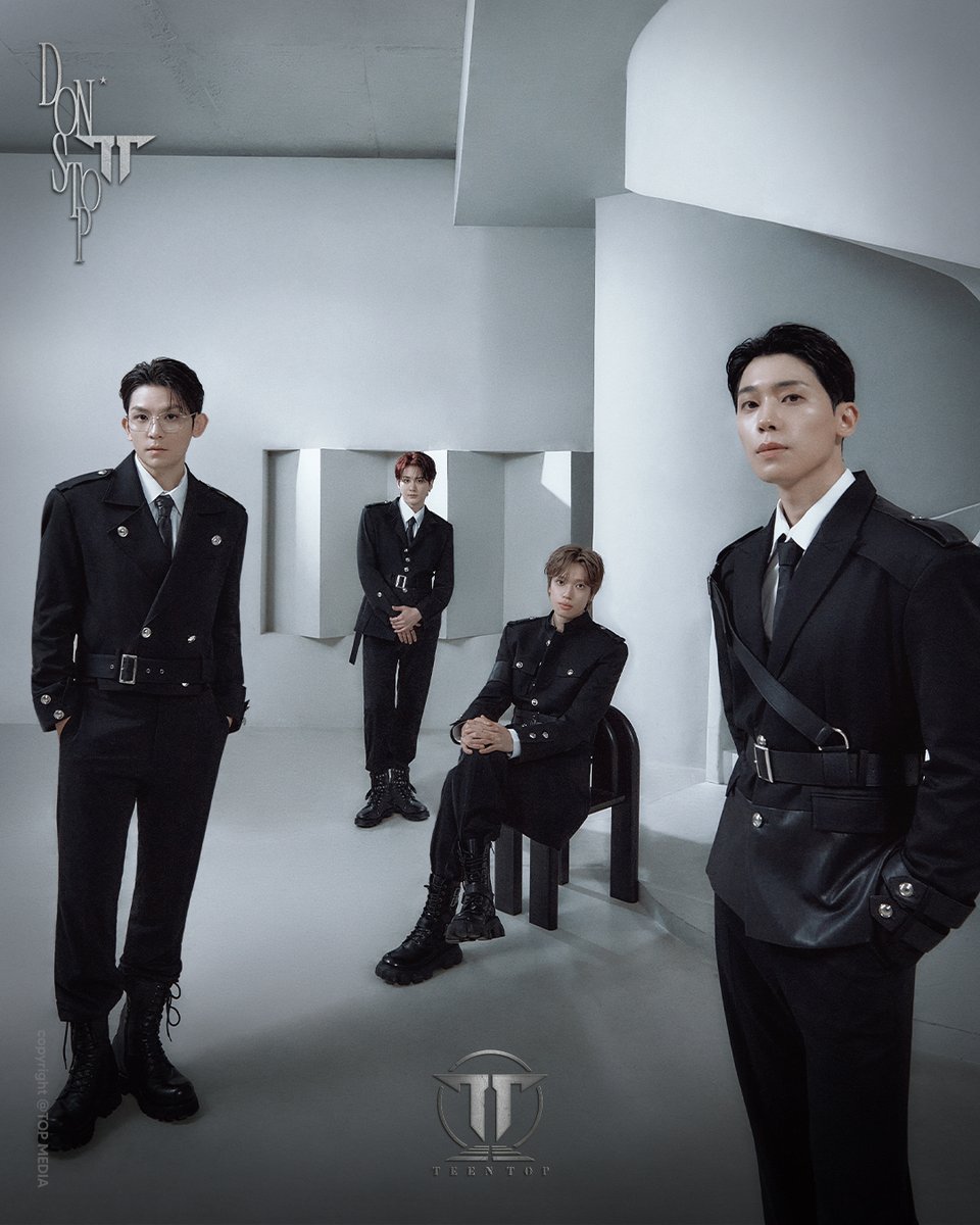 TEEN_TOP's tweet photo. TEEN TOP
[DON'T STOP]
Concept Photo II (Group)

RELEASE DATE
2026.10.15 6PM (KST)

#CHUNJI #천지 #NIEL #니엘
#RICKY #리키 #CHANGJO #창조
#TEENTOP #틴탑
#DONTSTOP https://t.co/3r0Fkuu81s