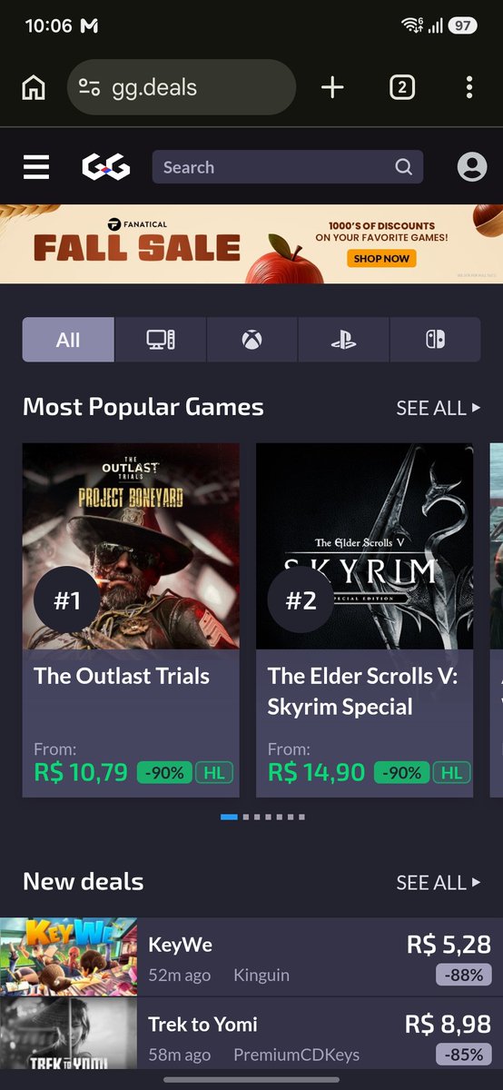 httpsMSMH's tweet photo. @DearestFate Tem um site muito bom pra ficar de olho em promoção,  ggdeals, ele junta as promoções de todas as plataformas https://t.co/cCxphSTfDT