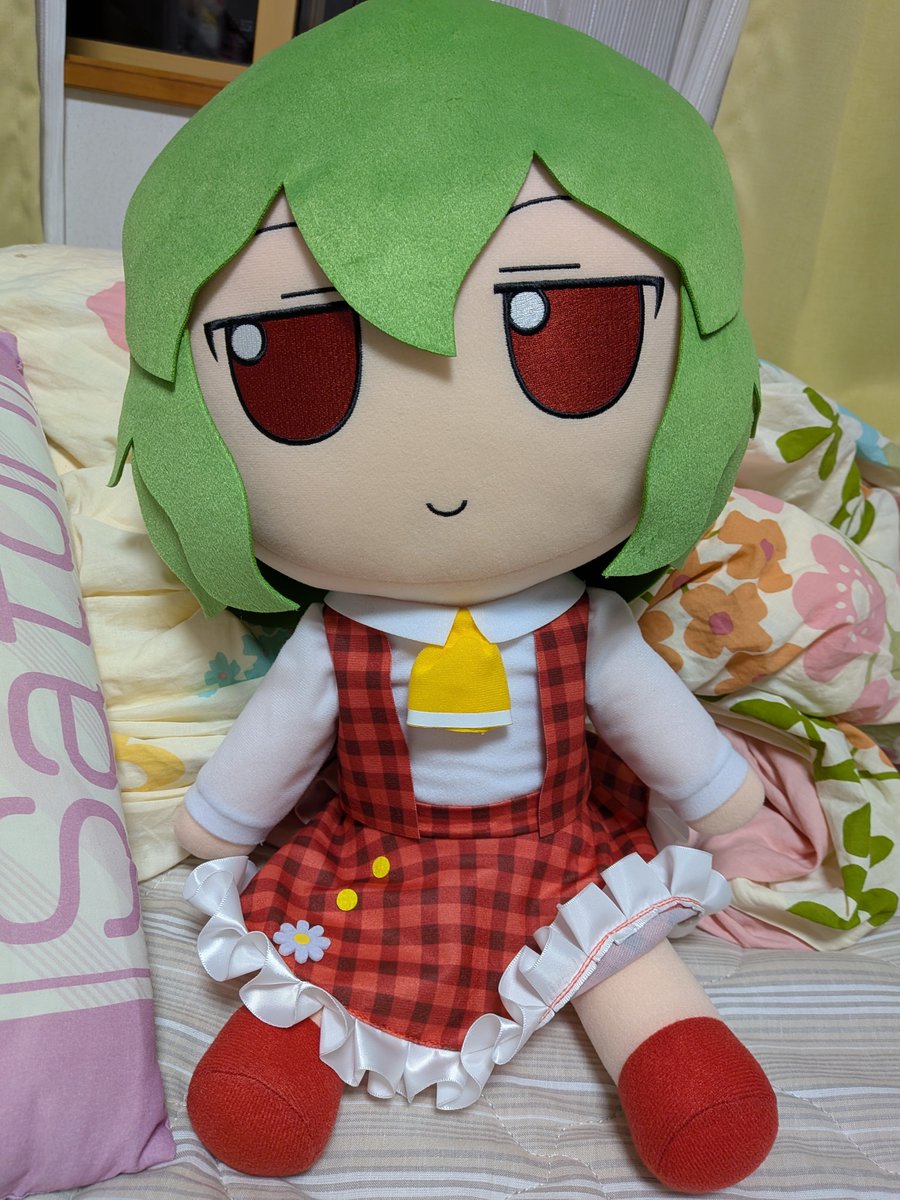 Milotic_0350's tweet photo. まず今回の1番の目当て

真ん中サイズのふもふも幽香andさとこい
普通サイズの慧音です

1時間半並んでようやく買えました😭
正直、今回はこれで疲れたよ……ぬいぐるみとはいえそこそこ重いし……

飾るのは明日やります😑🌀 https://t.co/vsnmEoQPU0