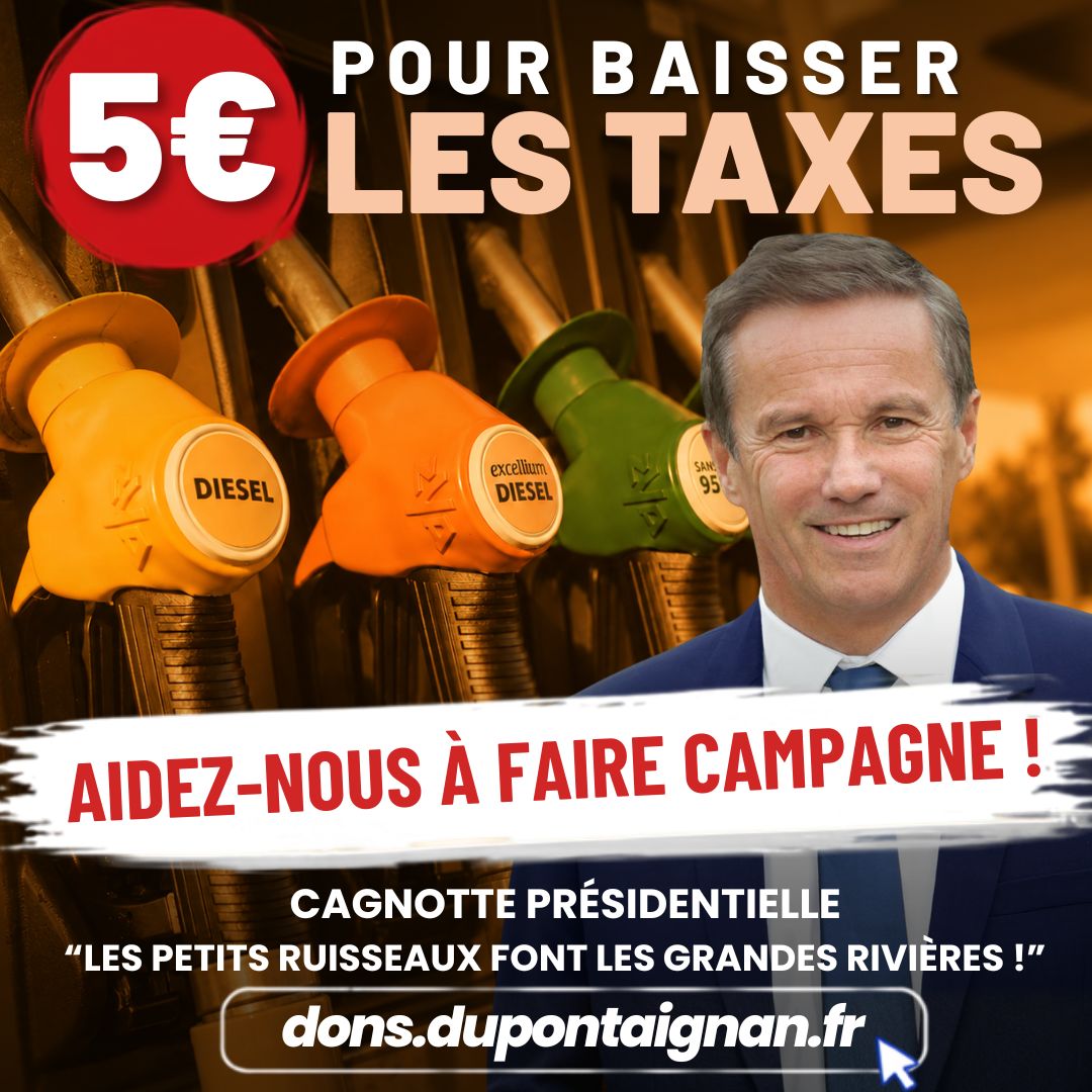dupontaignan's tweet photo. Vous êtes 17 % (sondage Ifop) à souhaiter ma candidature présidentielle.
Les petits ruisseaux font les grandes rivières !
Participez à la cagnotte présidentielle : https://t.co/HIWmRKb3Tm https://t.co/6sq4mmKMmS