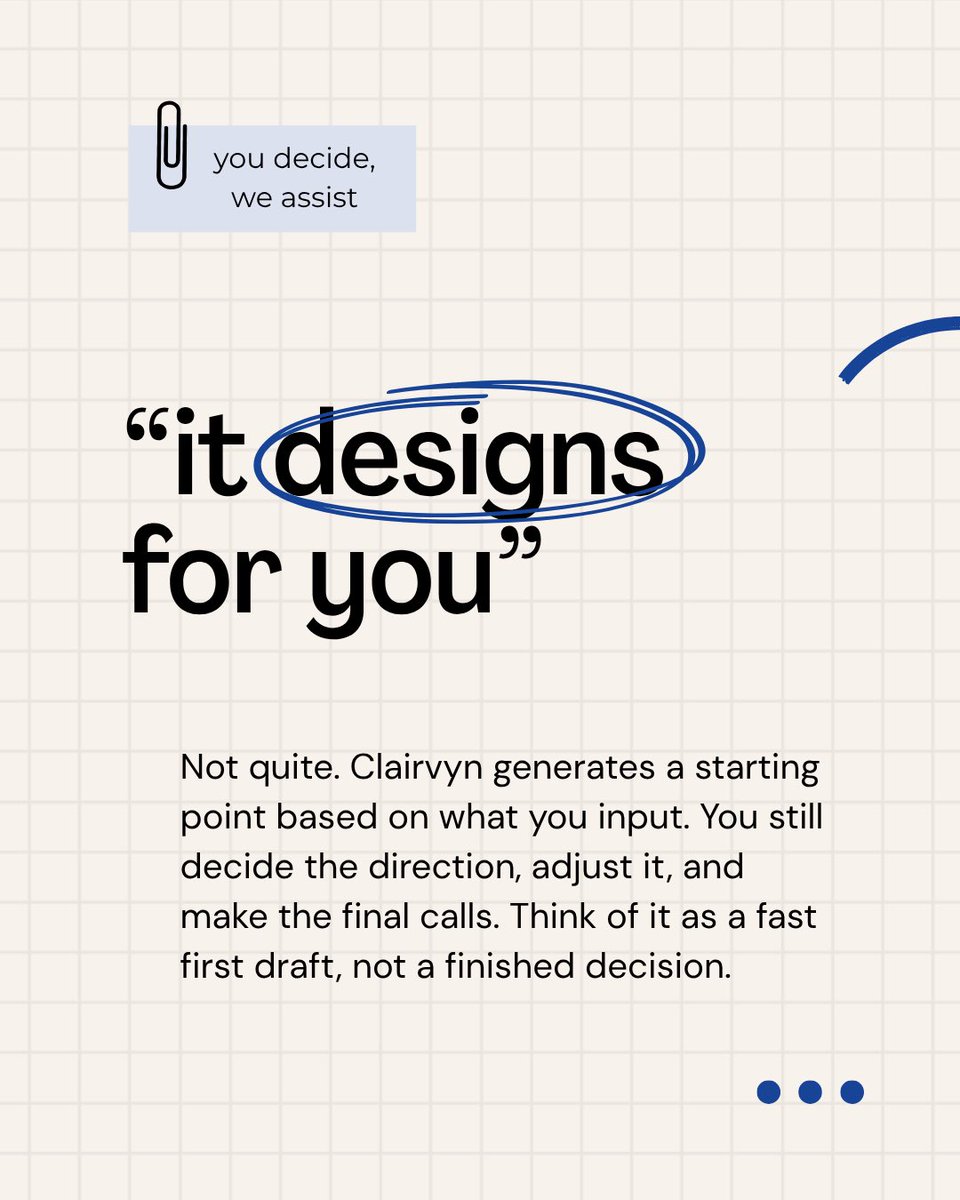 clairvyn_ai's tweet photo. We’ve noticed a few misconceptions about Clairvyn floating around, so we thought we’d clear them up! 👀 Here’s a little breakdown of what Clairvyn actually does, how it works, and what you can do with it. Just sharing some clarity 💬 https://t.co/ZHkve89hEc