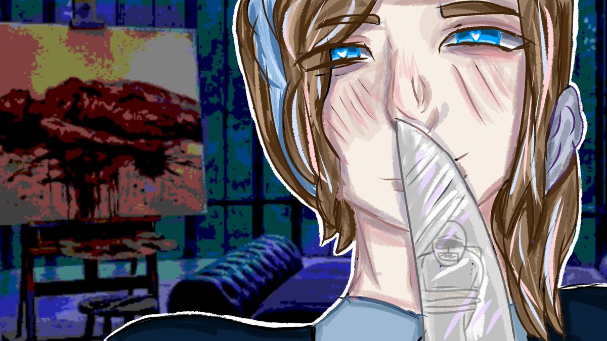 _rottendoor's tweet photo. Spoiler ending 5 and 7 ig #oyawp #visualnovel #overnightyouractionswillpay #yandere #blood #art #gore https://t.co/y3f52Is0op https://t.co/EAFYaGytk0