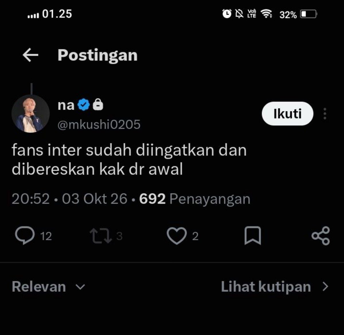 skhripsi's tweet photo. lu bilang dpt anceman doxing kan? tapi cuma sekedar ngancem aja ga ada yg bener2 doxing(?) itu fans c beneran udh didoxing loh ampe univ nya ketauan. kemarin lu pede bgt ngomong gini tpi ga beres kan? https://t.co/LTx1ydMKEp