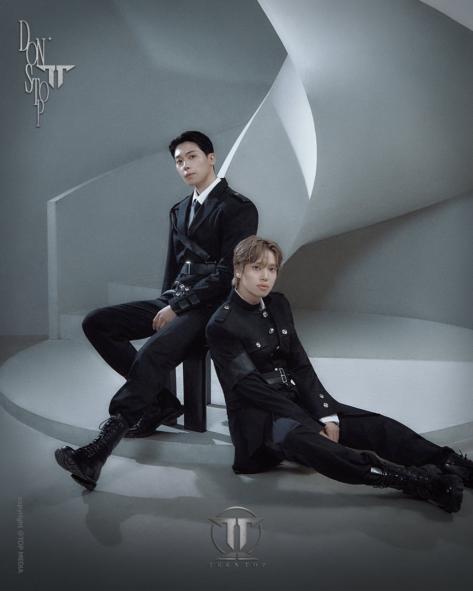 TEEN_TOP's tweet photo. TEEN TOP
[DON'T STOP]
Concept Photo II #NIEL #CHANGJO

RELEASE DATE
2026.10.15 6PM (KST)

#니엘 #창조
#TEENTOP #틴탑
#DONTSTOP https://t.co/4ij2pRZQPO