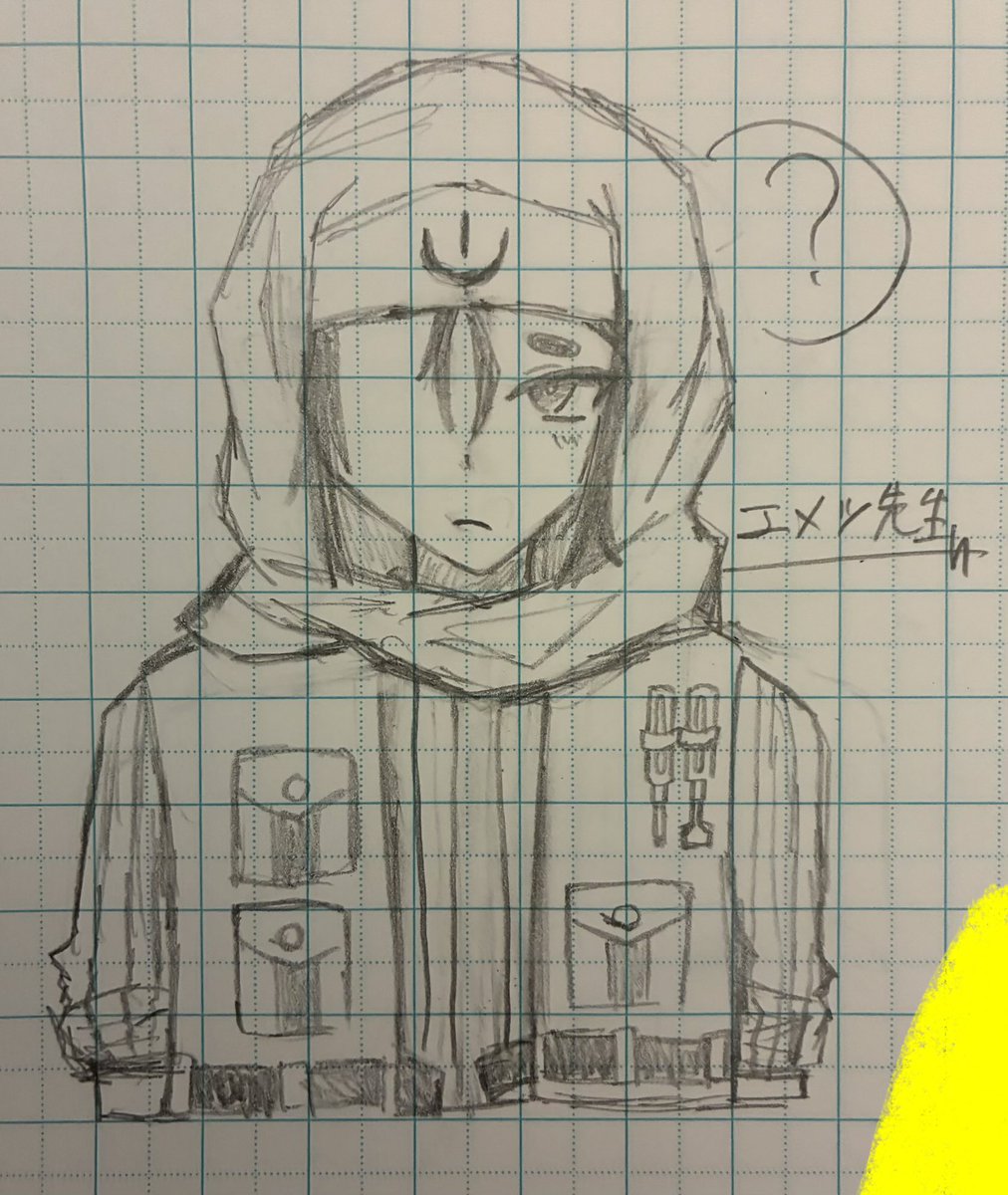 todaaao's tweet photo. #薬理怪画 
初描きエメツ先生です
似ない…お絵描きは難しい！ https://t.co/P8UigEXIRn