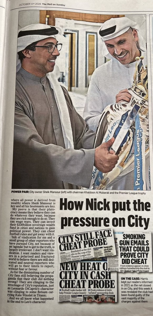 Hillsygooner's tweet photo. Wow. This piece by Nick Harris in the MOS today is both sad and shocking. This City saga isn’t going away ever. @gunsandribbons https://t.co/jInu0tx9P0