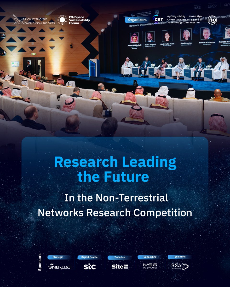CST_KSA's tweet photo. Discover the Exhibition accompanying the Global Space Connectivity & Sustainability Events, and be part of the event.
Riyadh | CST Headquarters
12 - 14 October 2026
Register Now: https://t.co/PUN3BpQHgb
#SCS26 https://t.co/SWGxUVcIoT