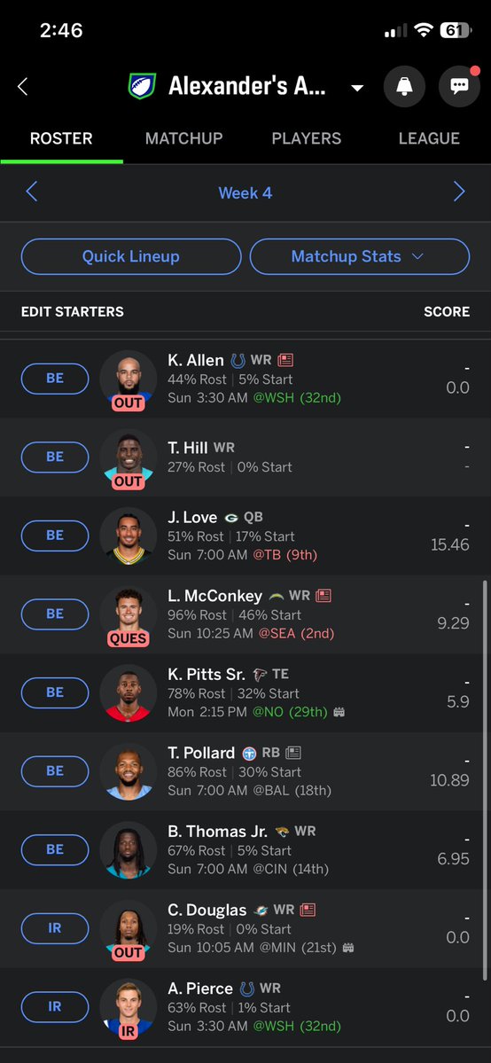 21alvx's tweet photo. @LobosFFDen @NFL_Convo Anything u would change 0-3 need a huge week :/ https://t.co/7ilCbYjSRU