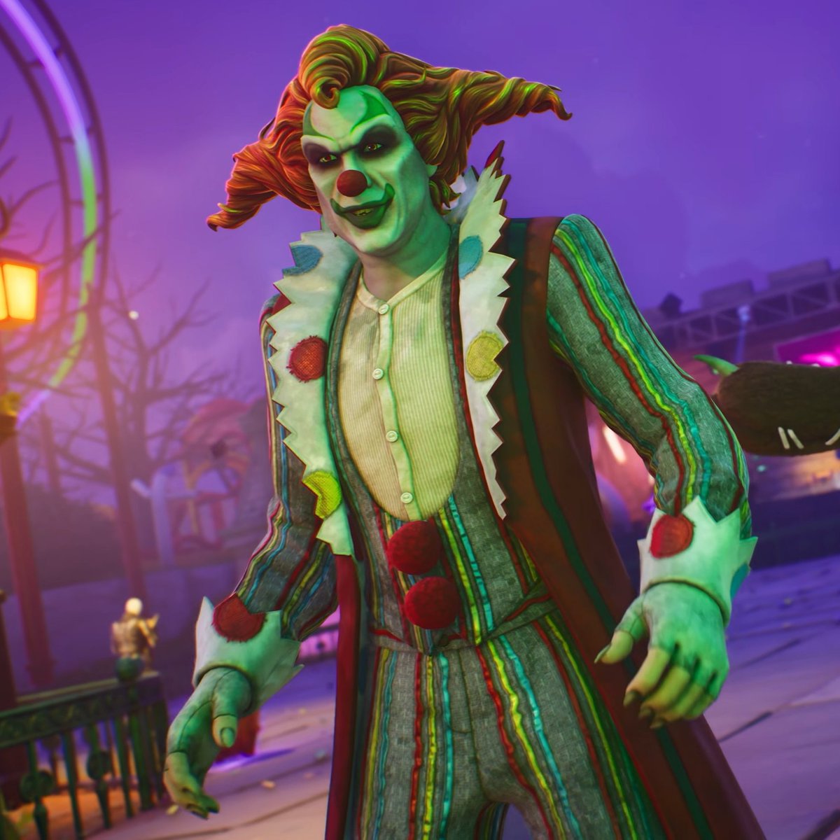 ShiinaBR's tweet photo. JACK THE CLOWN IN-GAME REVEAL IN 24 HOURS

- 1 Skin, 1 Backbling, 1 Pickaxe, 1 Emote
- Backbling makes a sound upon getting an elim
- Emote has a prop and a balloon-pop effect
- HamiKuma (the bear) will not be in the shop
- Available in tomorrow's shop https://t.co/8MZIPkGf6x
